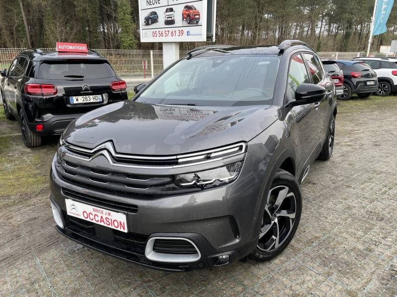 acheter citroen c5 aircross shine gris platinium toit noir au garage citroen brice à parempuyre proche mérignac