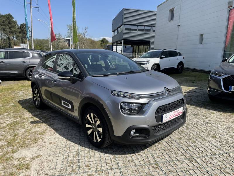 acheter citroen c3 occasion shine grise au garage brice à parempuyre proche Bordeaux