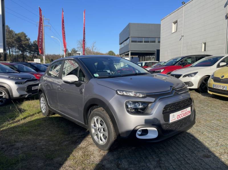 Louer pas cher pendant 48 mois votre Citroen C3 you gris acier moins cher au garage brice à parempuyre proche Bordeaux
