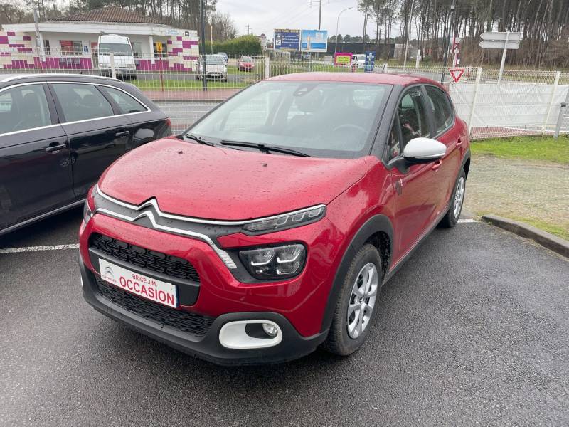 achat citroen c3 you rouge disponible de suite au garage brice à parempuyre proche bordeaux