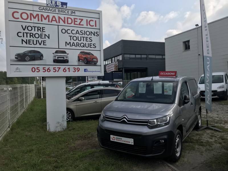 acheter un utilitaire leger citroen berlingo au garage citroen brice à parempuyre proche bruges