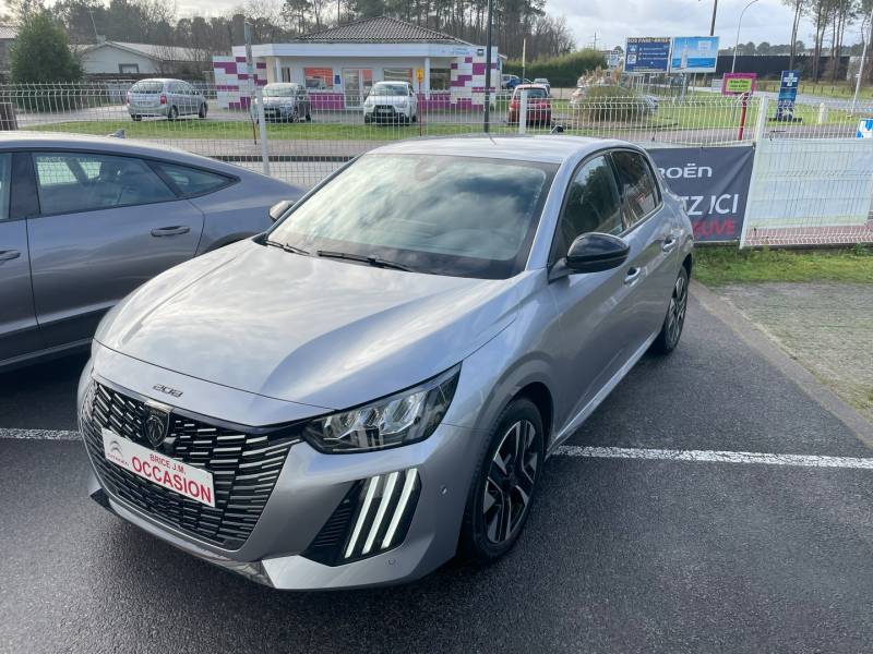 Trouver nouvelle peugeot 208 allure essence 100cv boite manuelle gris artense au garage Brice à Parempuyre proche Bordeaux
